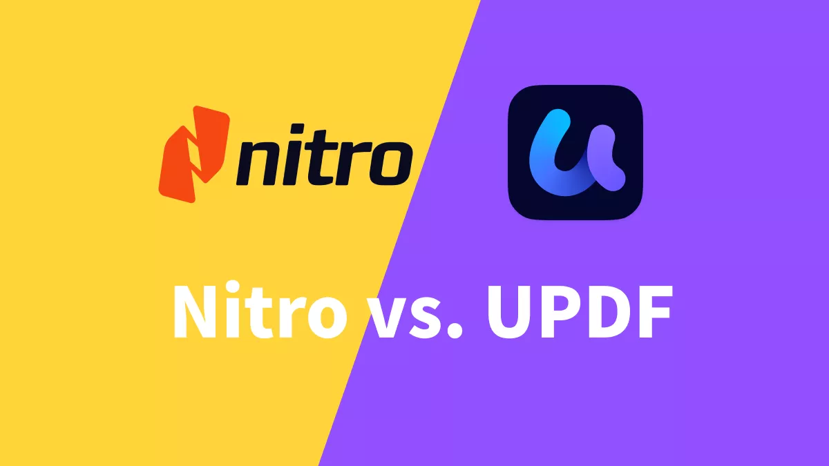 Nitro vs. UPDF - Een volledige vergelijking om u te helpen een betere beslissing te nemen