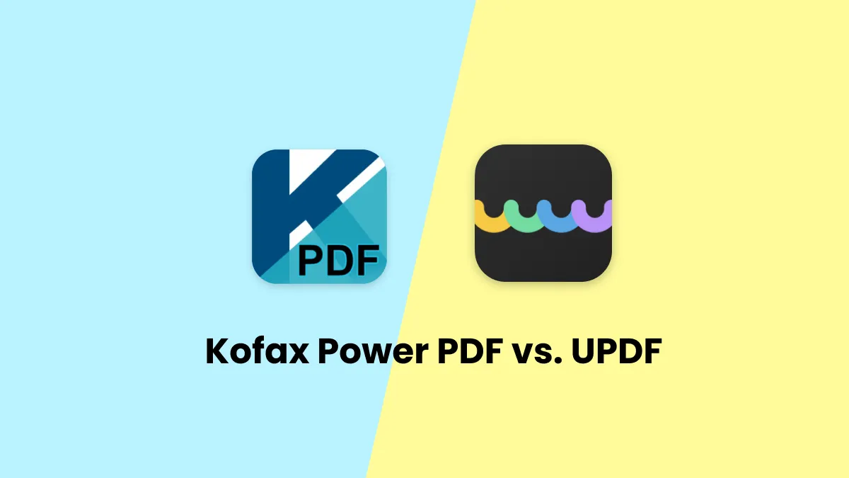 Kofax Power PDF 與 UPDF 對比，誰是更好的PDF編輯器