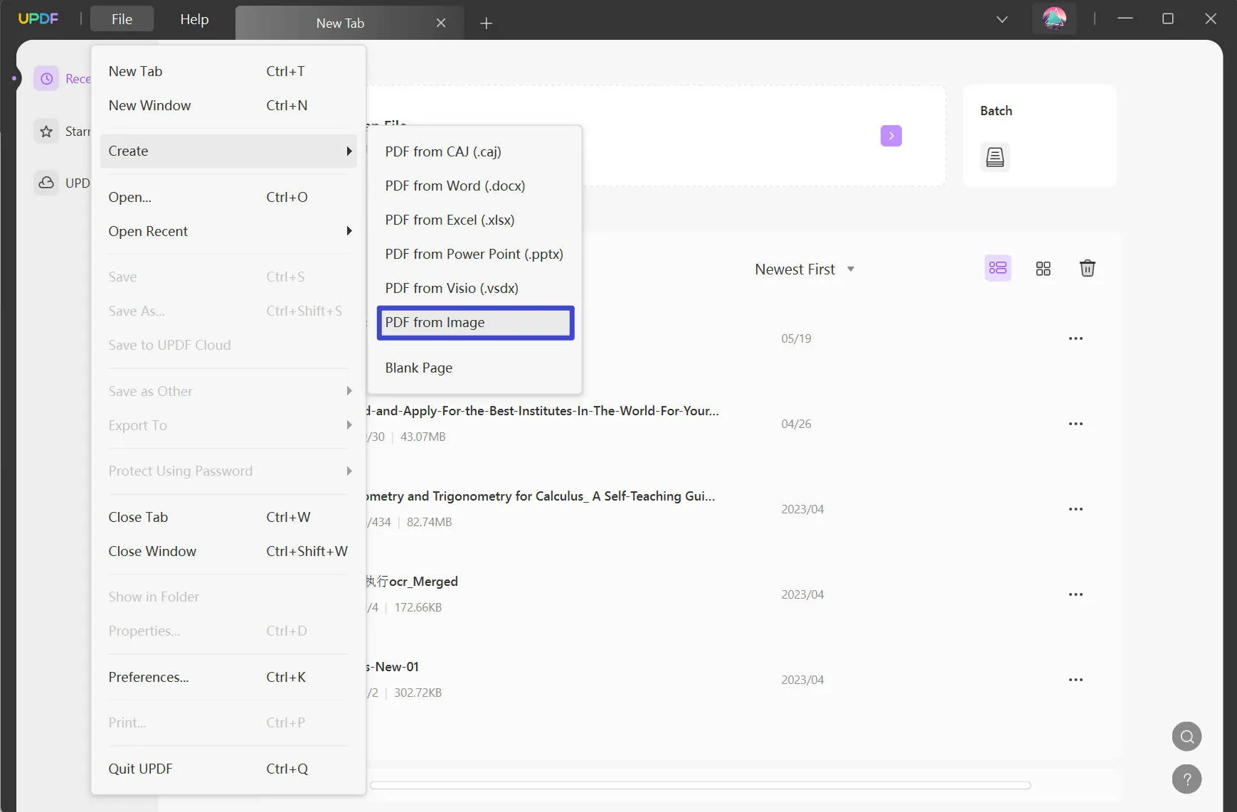 what is watermark create pdf from image