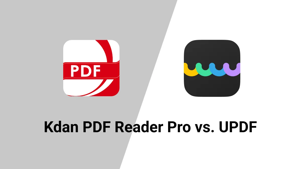 Kdan PDF Reader Pro 與 UPDF比較，哪個PDF工具更加好用？