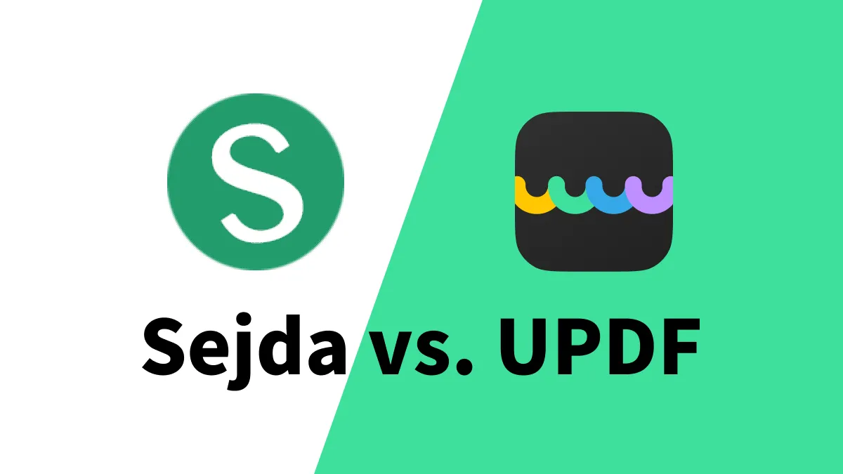 Sejda 與 UPDF：您應該選擇哪個PDF工具？