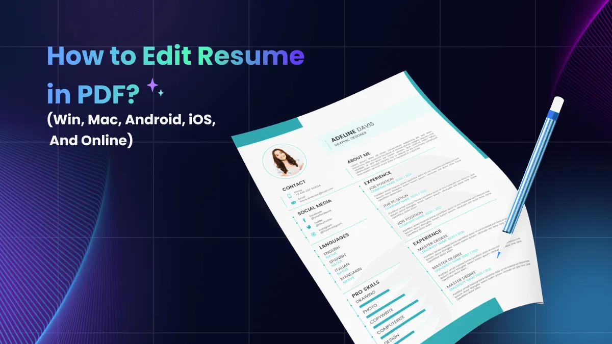 Hoe hervatten in PDF? (Win, Mac, Android, iOS en online)