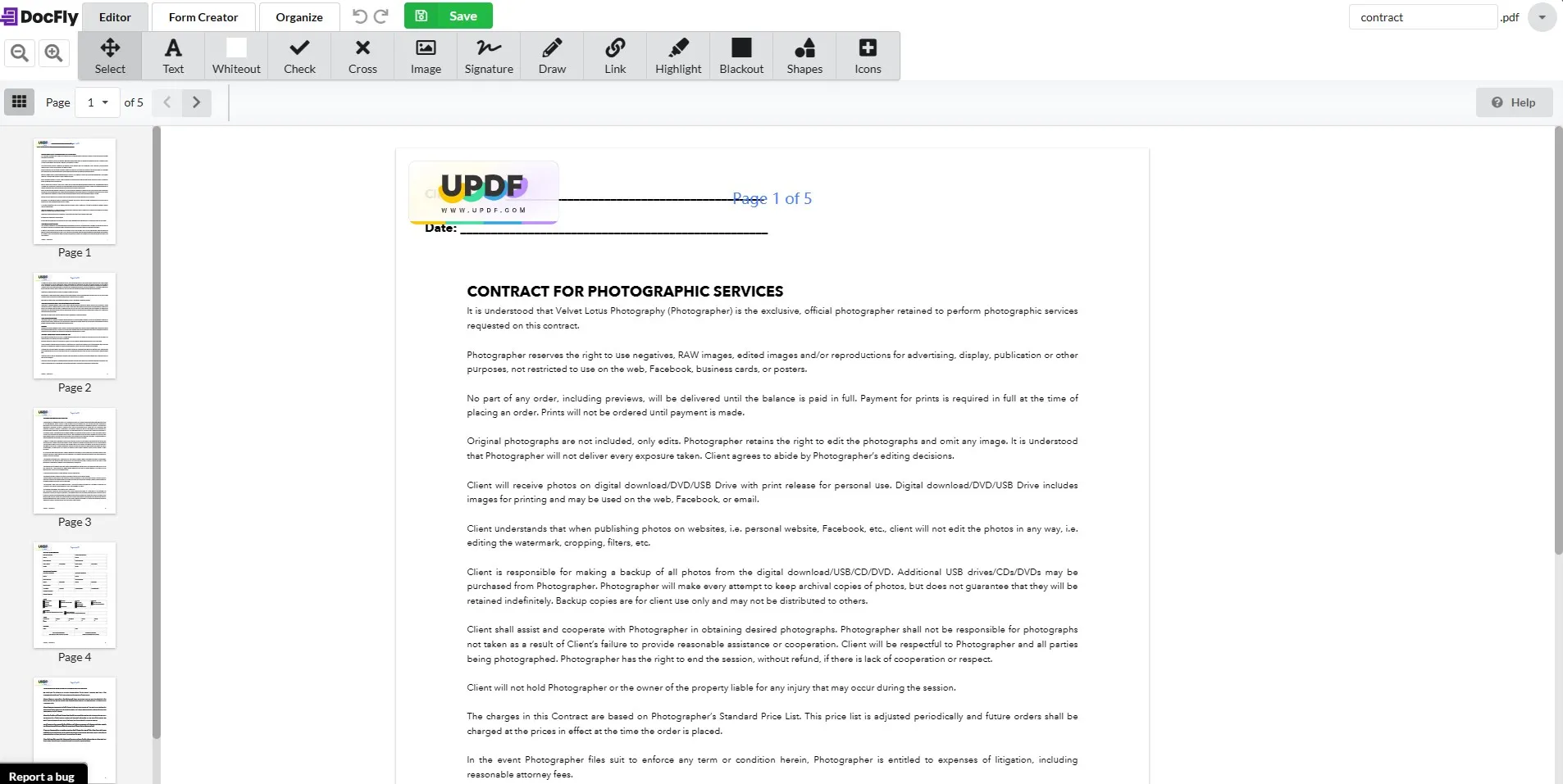 online pdf reader docfly