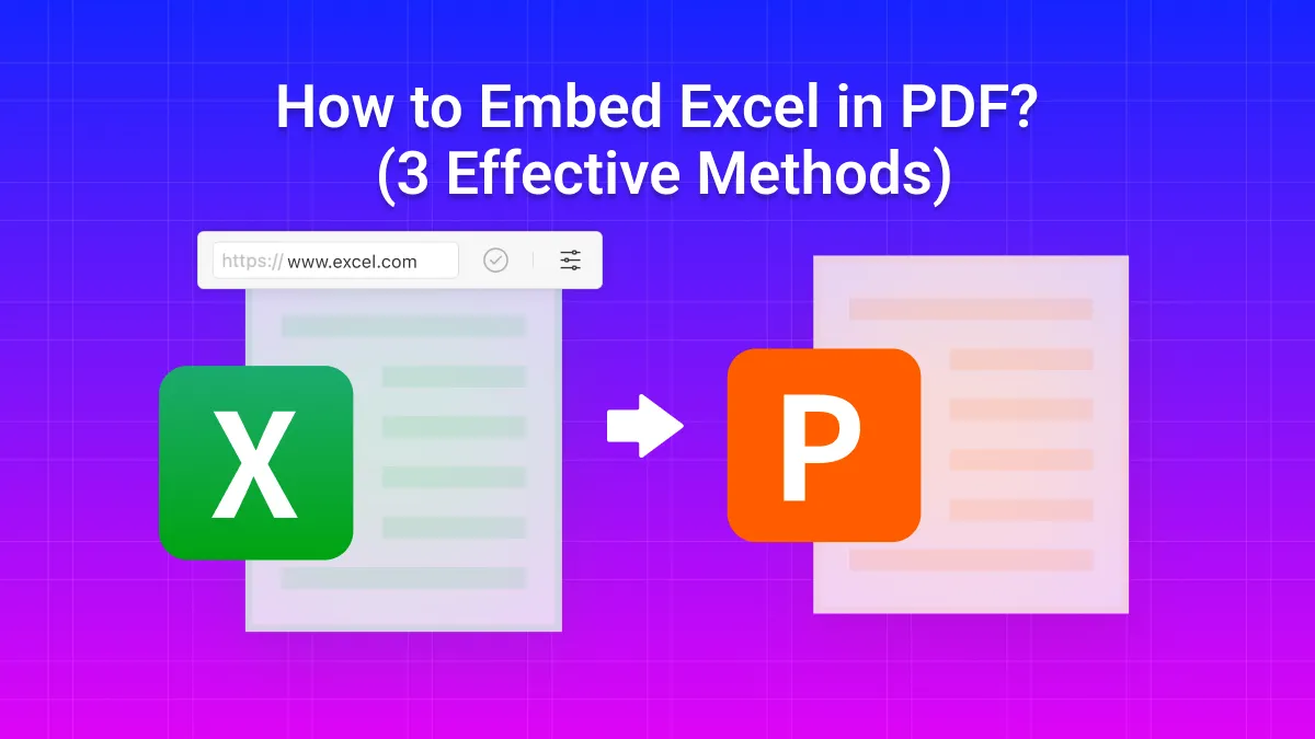 Excel in PDF insluiten? (3 effectieve methoden)