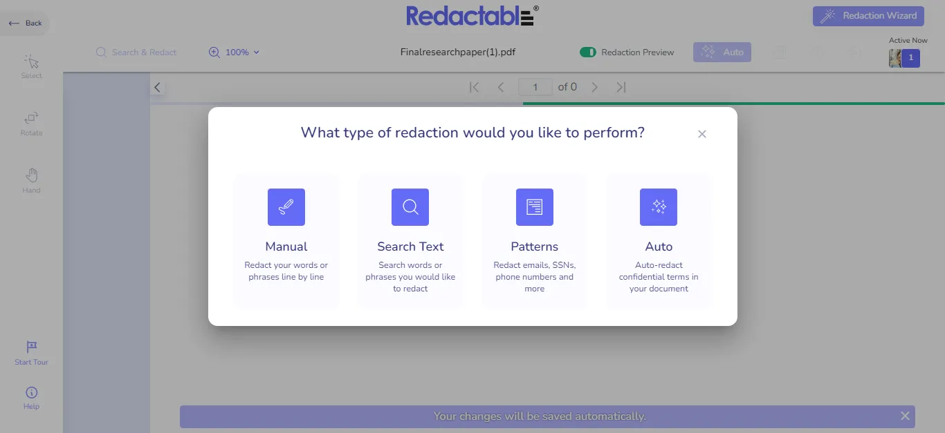 how to redact a pdf without adobe pro redactable choose type