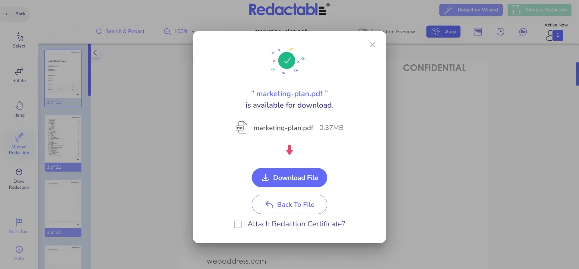 how to redact a pdf without adobe pro redactable download