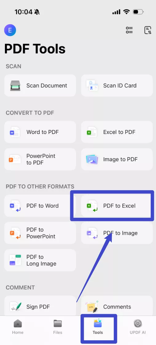 pdf to excel