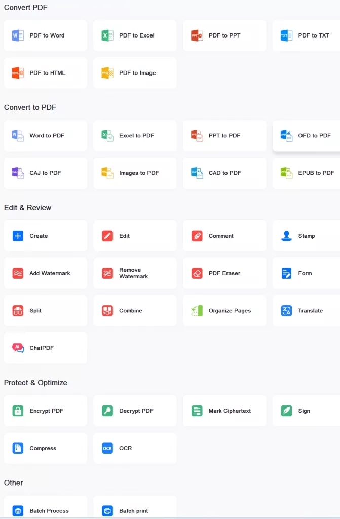 Lightpdf tools