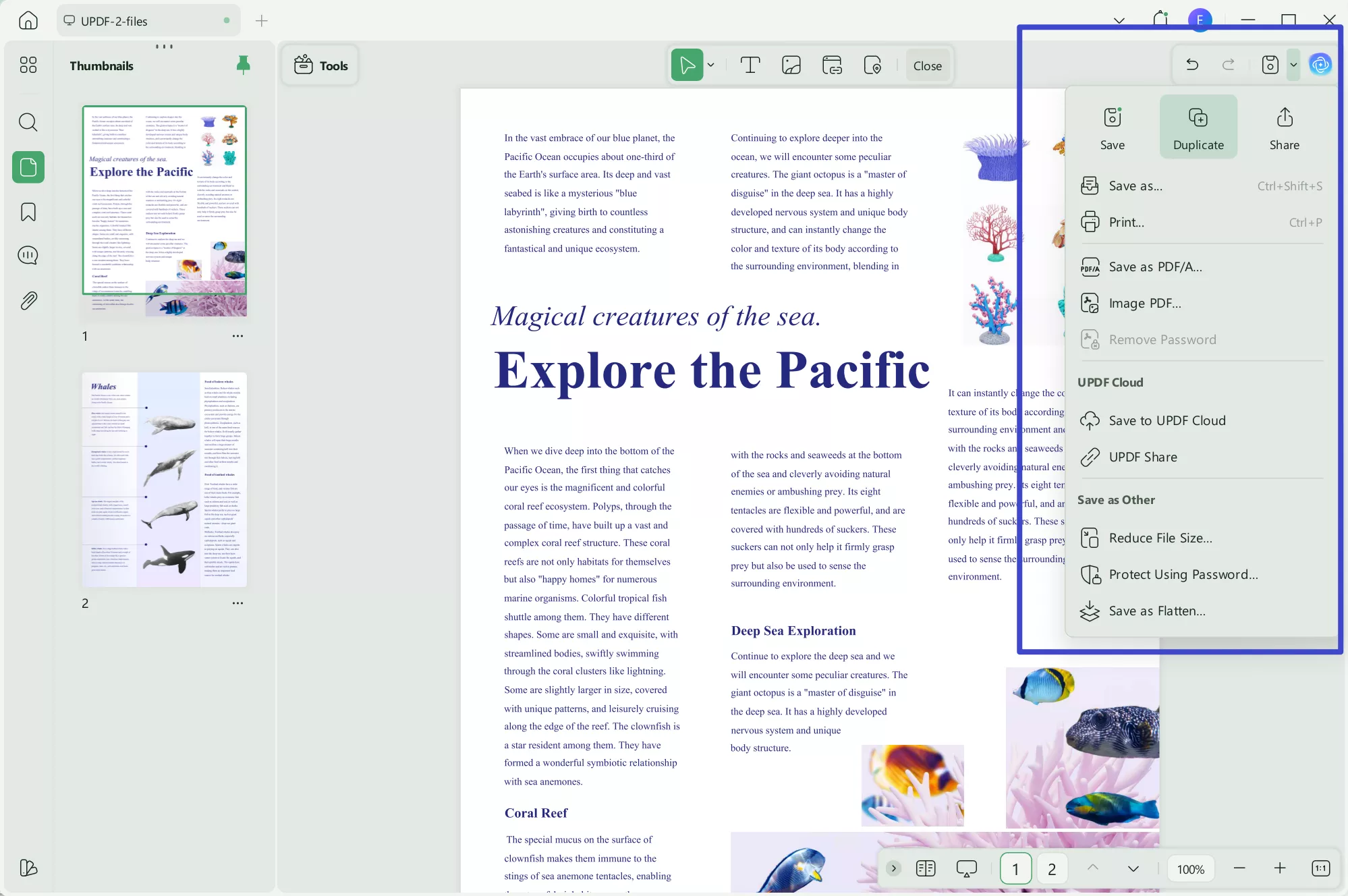 save pdf