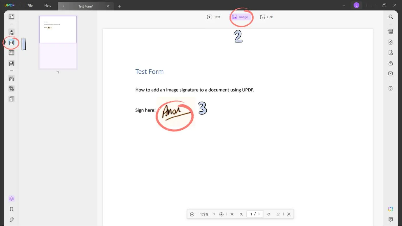 add image signature to PDF
