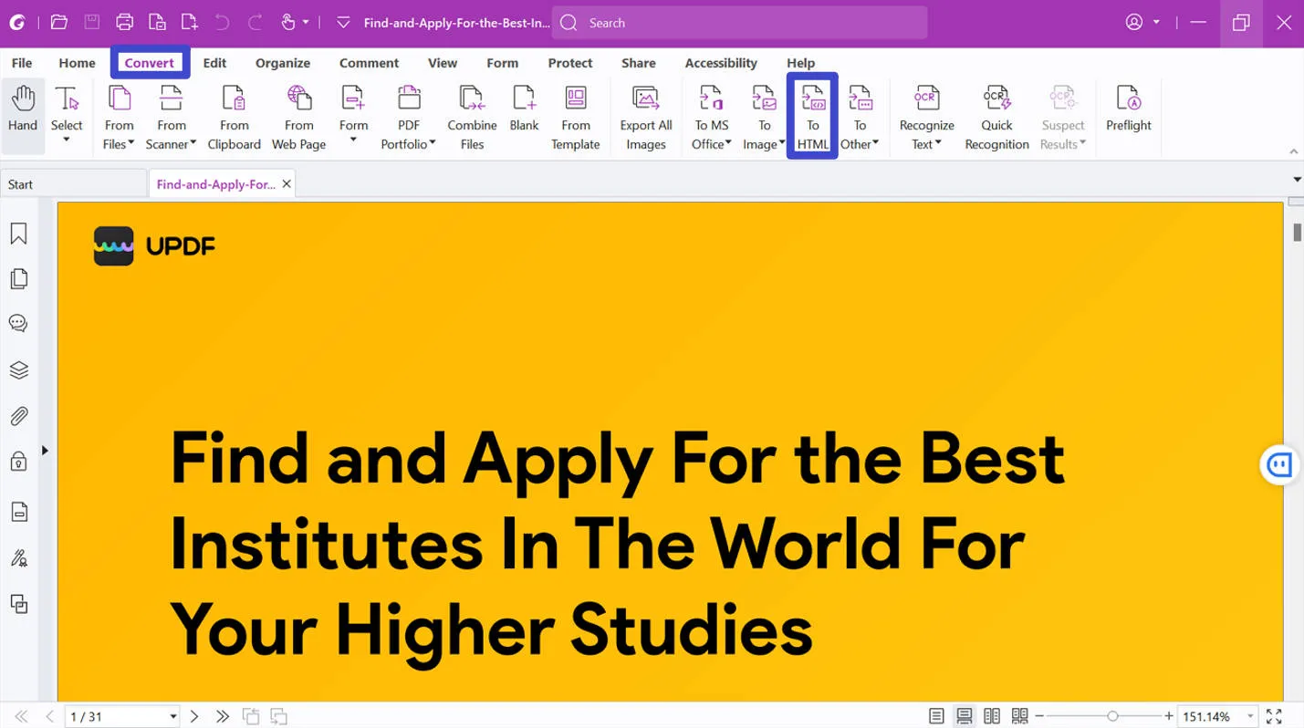 pdf to htm converter foxit