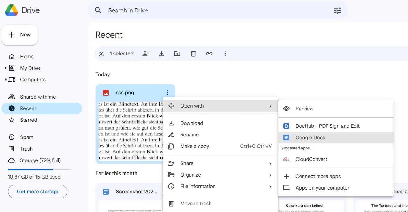 german ocr Google OCR