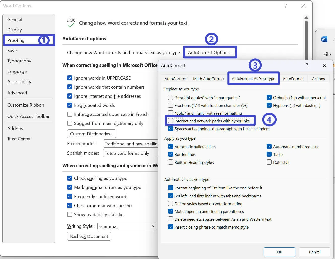 how to remove a hyperlink in word turn off the automatic hyperlinks