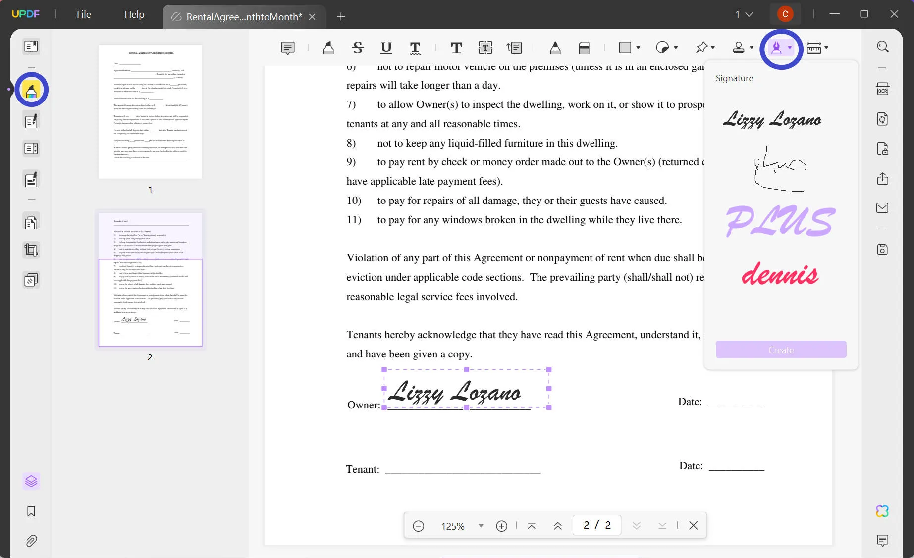sign contract updf