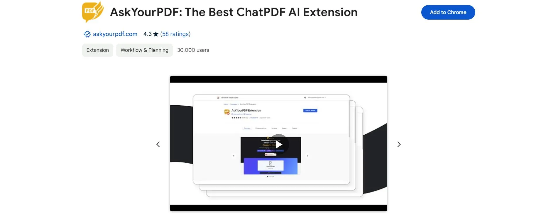 pdf ai extension askyourpdf