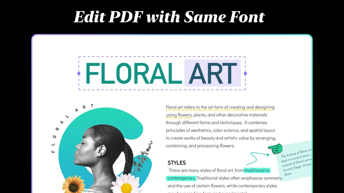 Lettertypeconsistentie onder de knie krijgen: hoe u moeiteloos een PDF met hetzelfde lettertype kunt bewerken