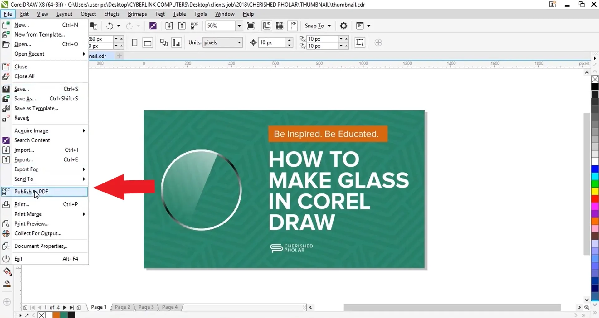 cdr to pdf