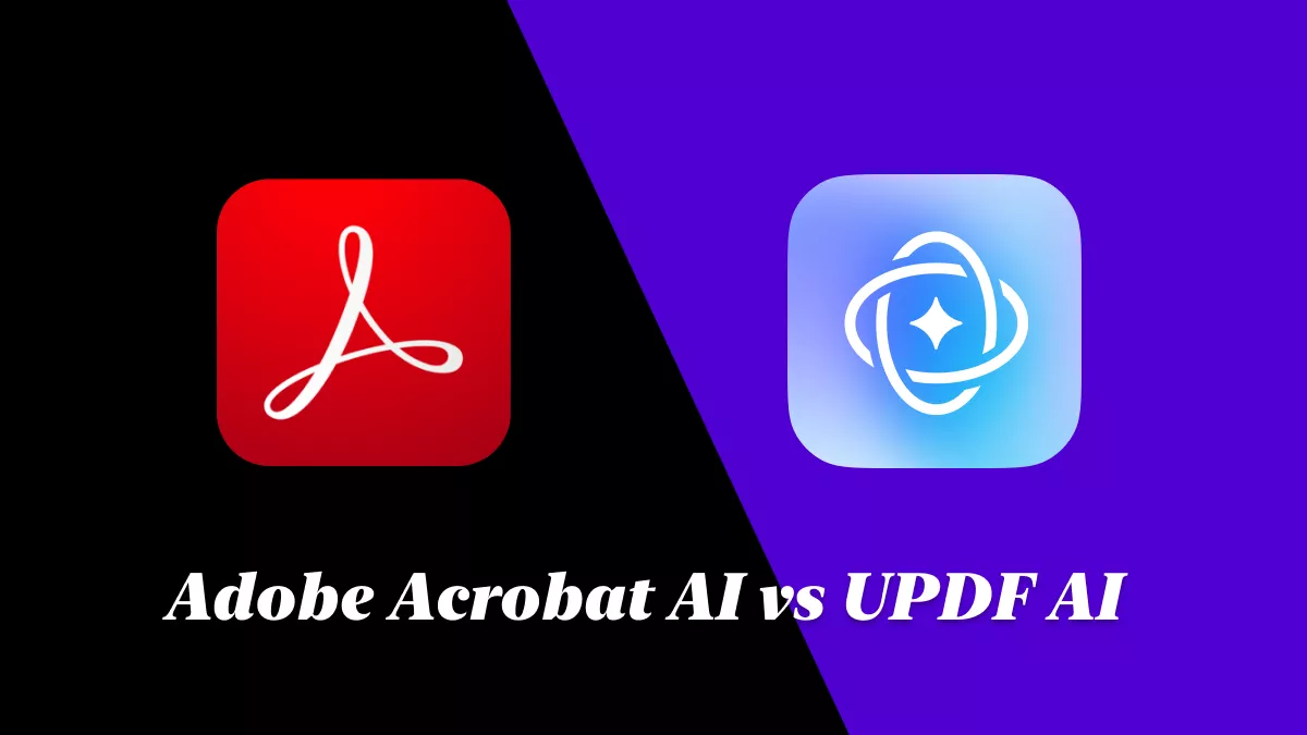 Adobe Acrobat AI versus UPDF AI: Een gedetailleerde vergelijking van functies, prestaties en prijzen