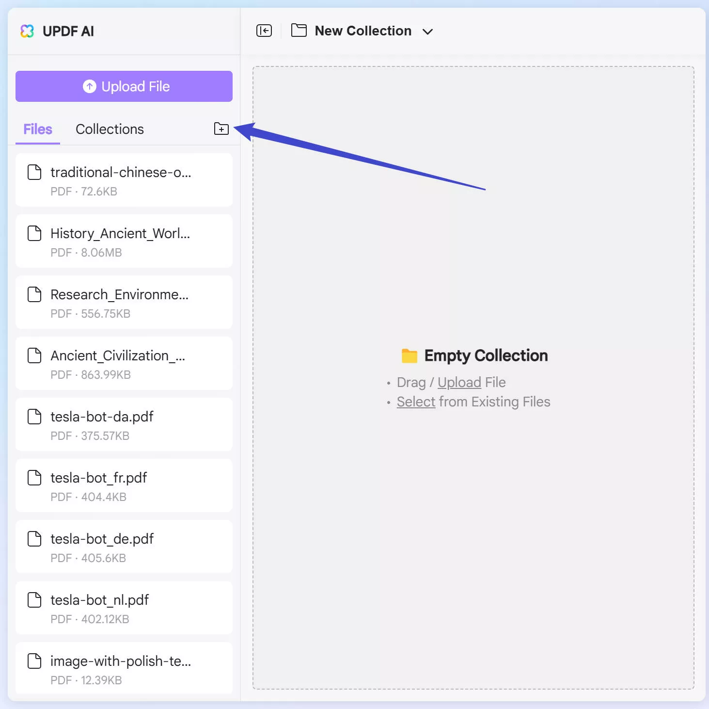 create PDF collection