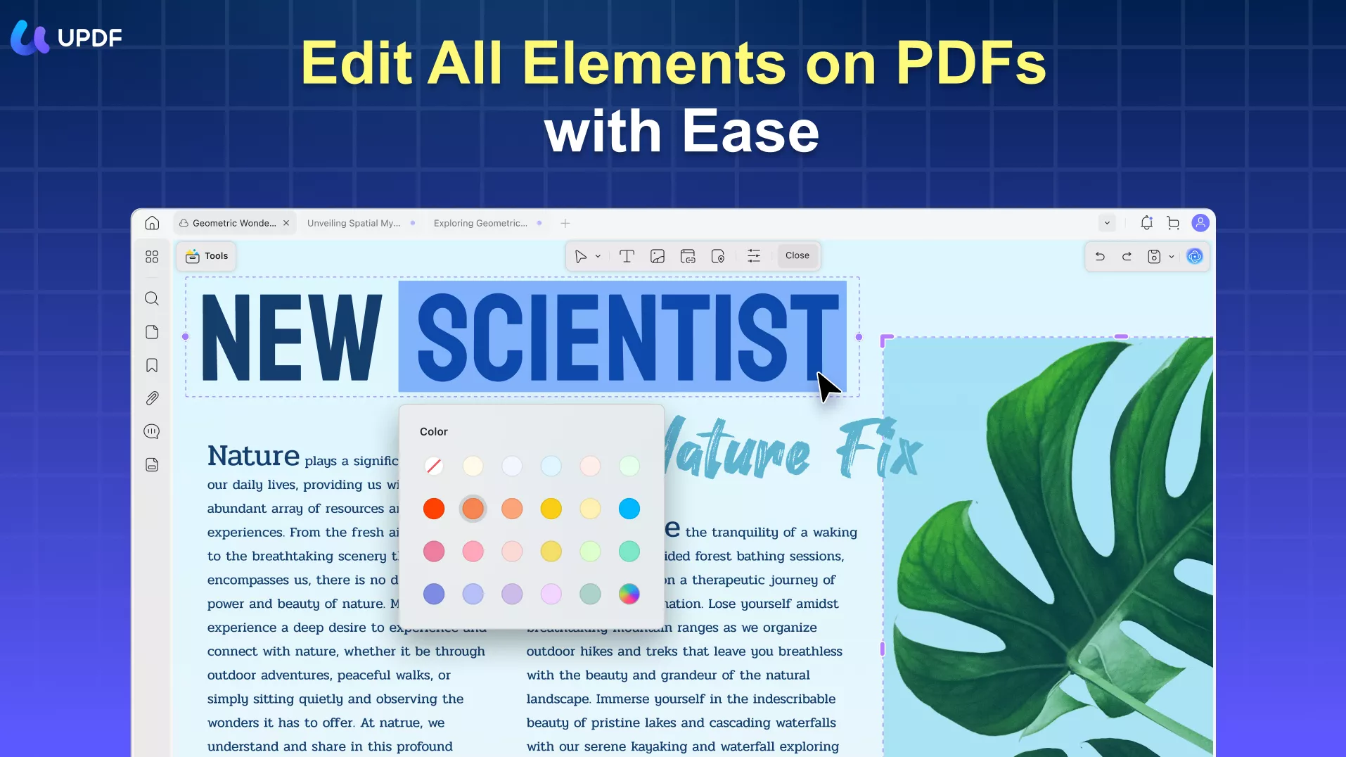 kami edit PDF UPDF
