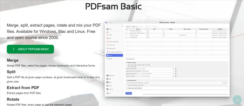 open source adobe acrobat alternatives pdfsam