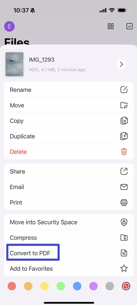 open screenshots in UPDFvfor iOS