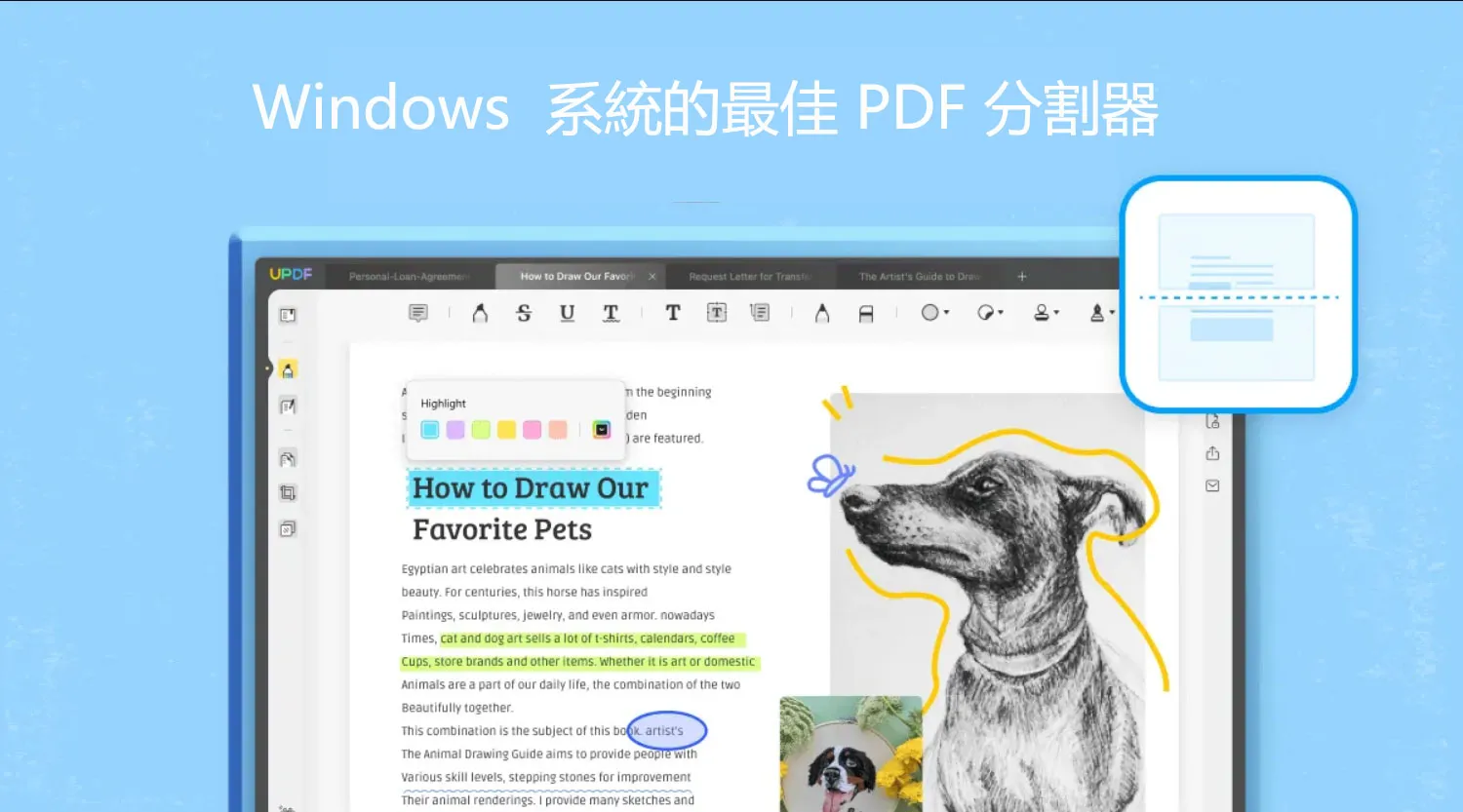 2025 年適用於 Windows  系統電腦的最佳 PDF 分割器