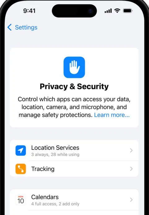 ios 18 privacy feature