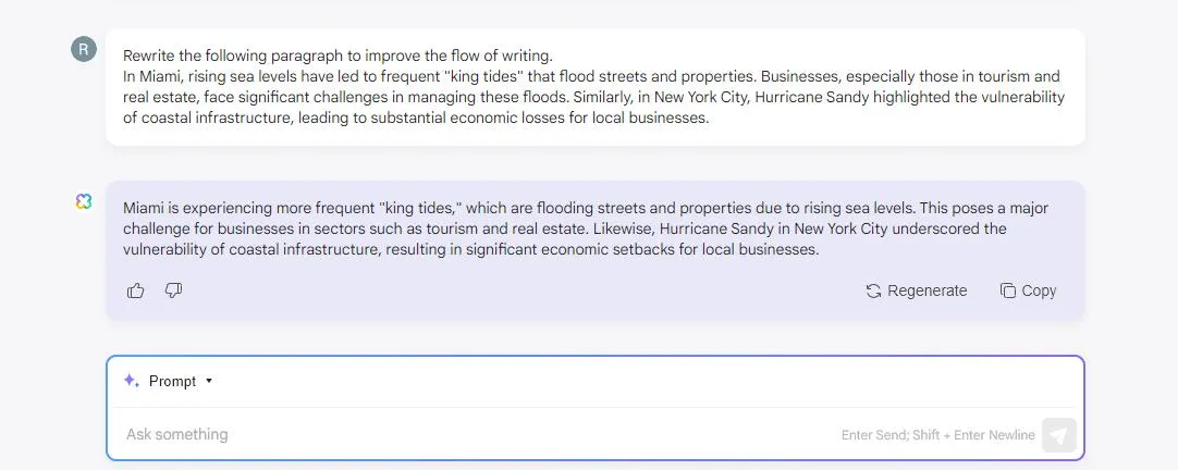 rewrite to improve the writing with UPDF's AI Assistant Online