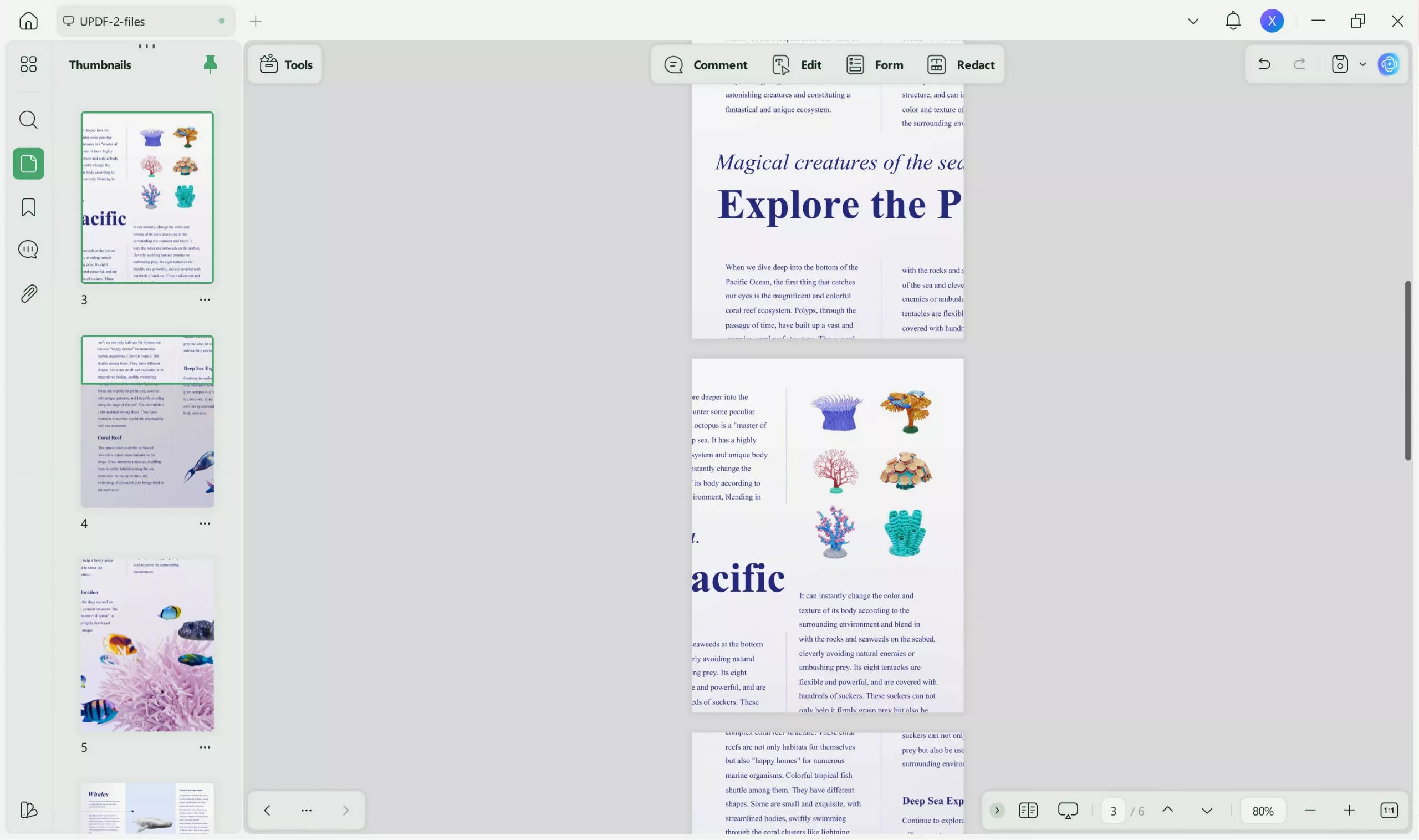 split pdf by size click split