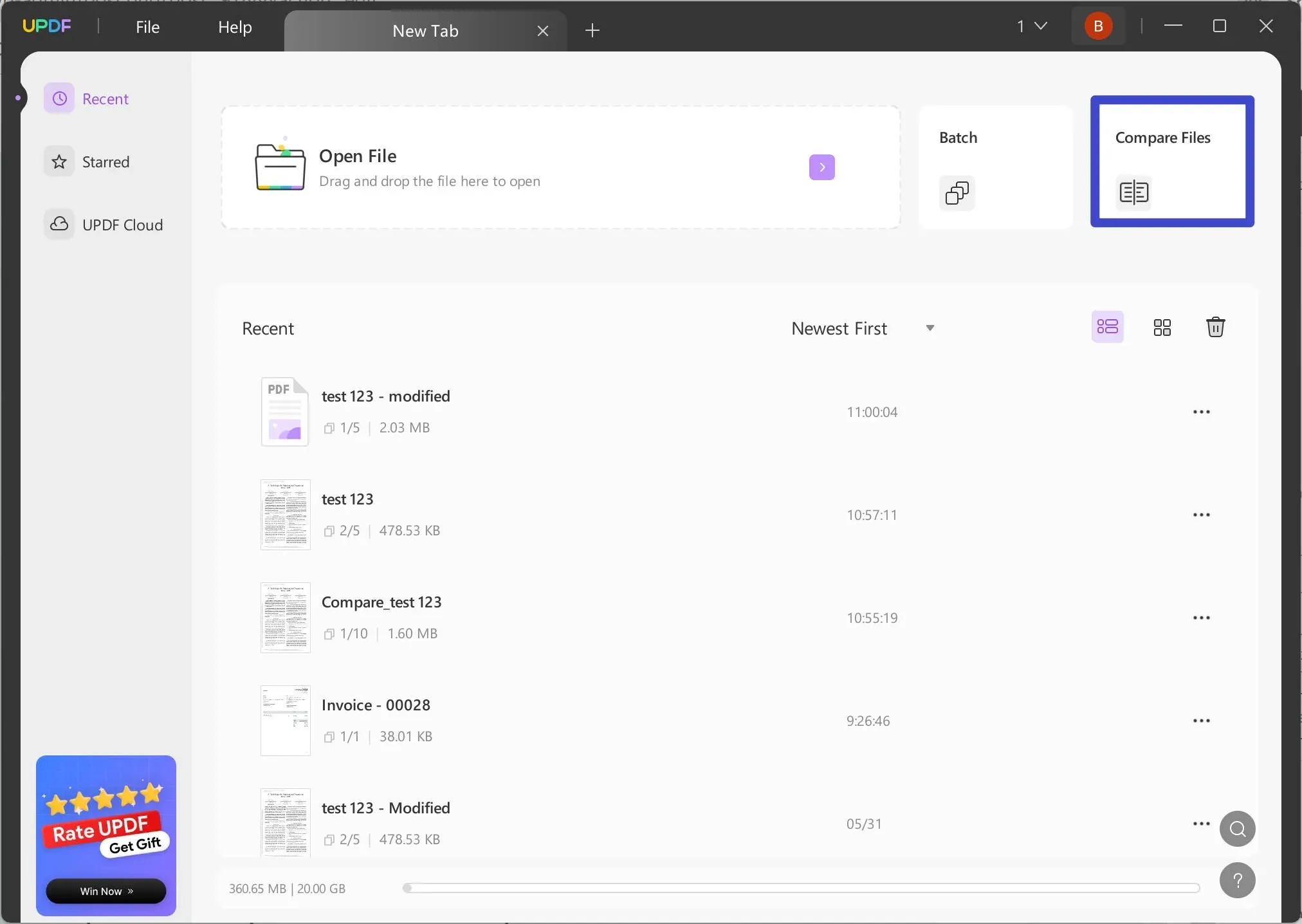 compare pdf adobe compare files updf