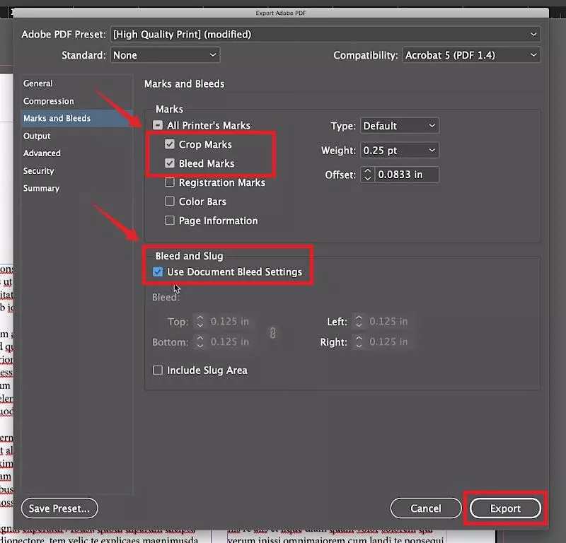 crop marks indesign export with crop and bleed marks with indesign