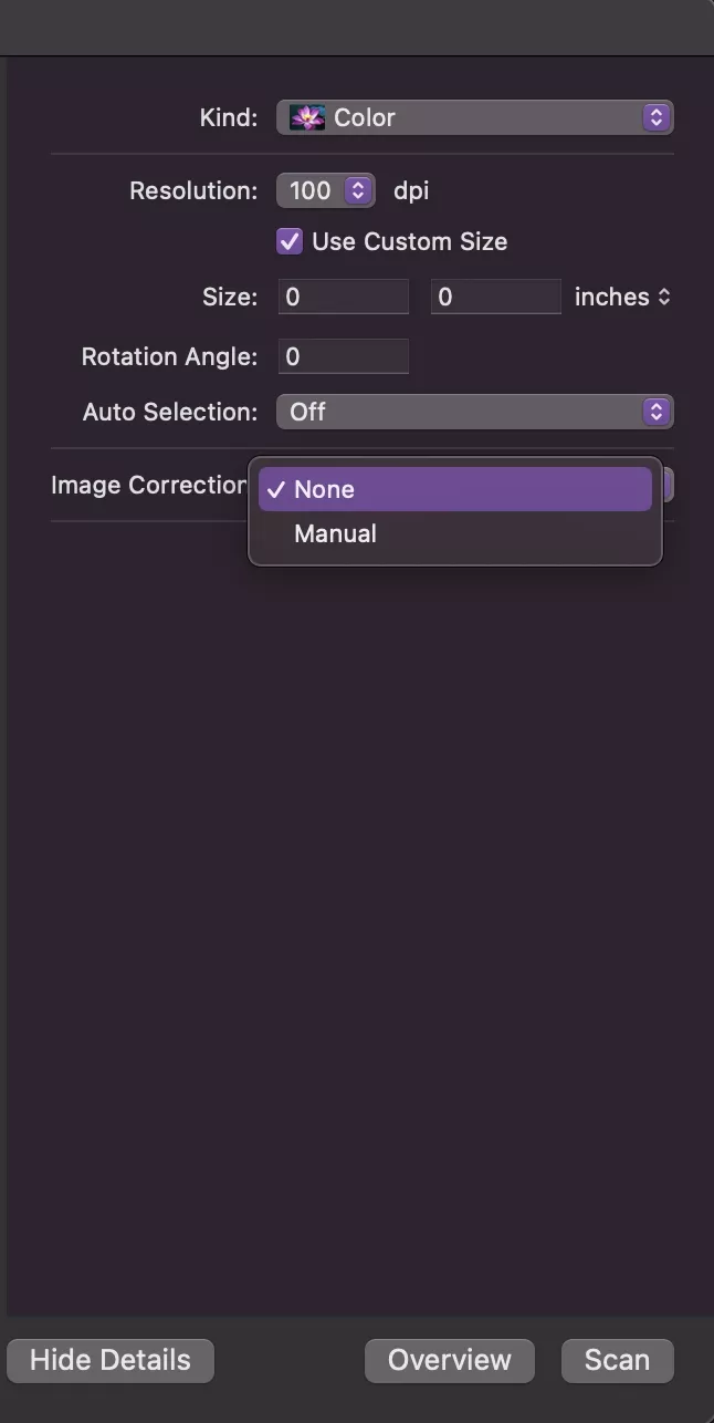scan a document on Mac