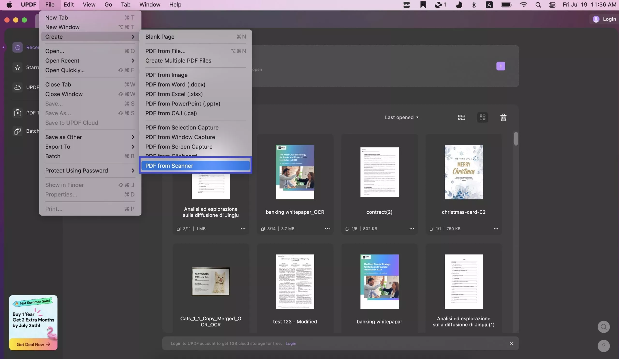 scan a document on Mac