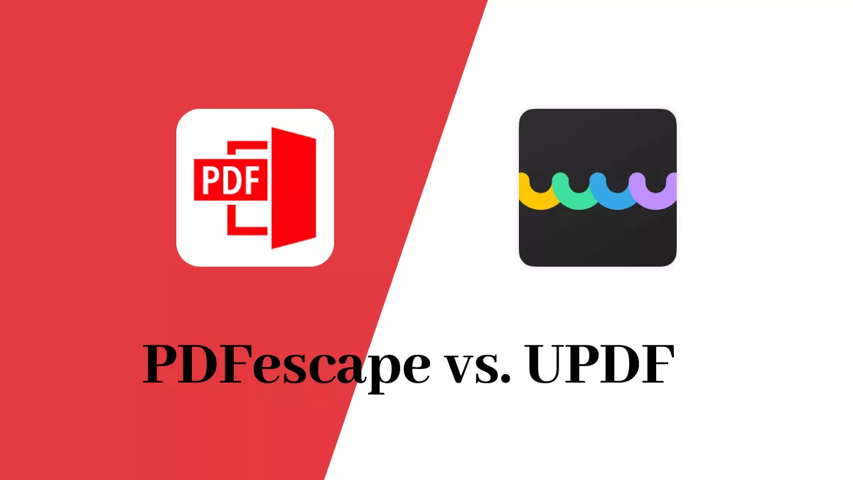 PDFescape 與 UPDF相比較，哪個PDF編輯器更好用？