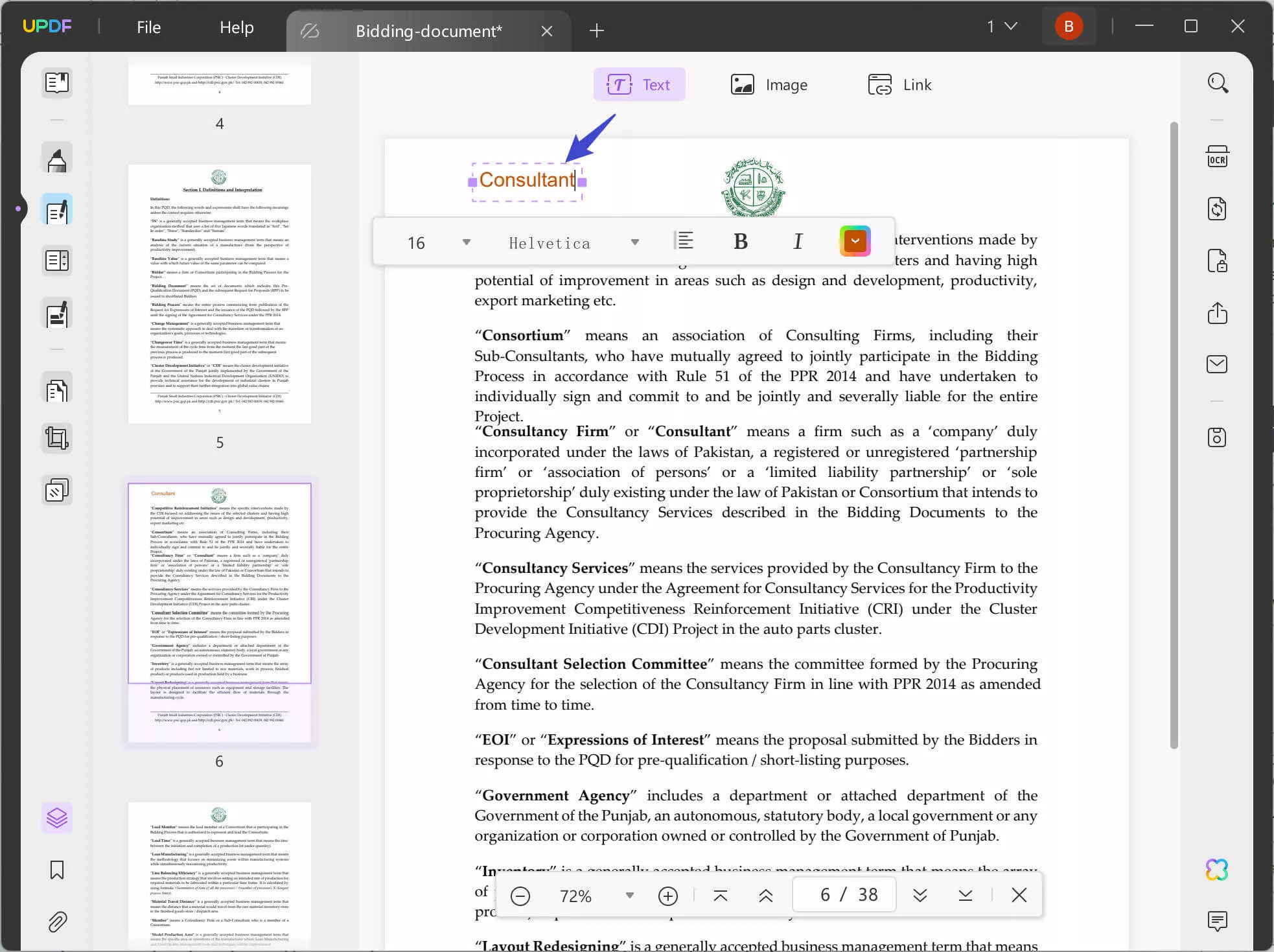 edit PDF with UPDF