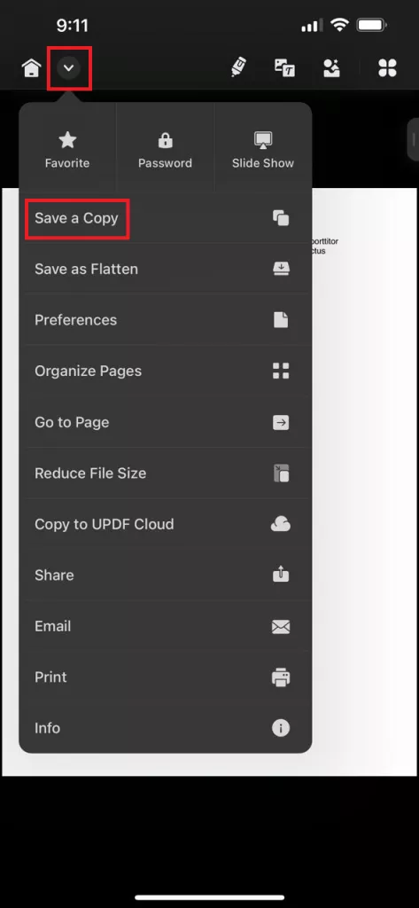 save pdf to files on iphone with updf for ios 1