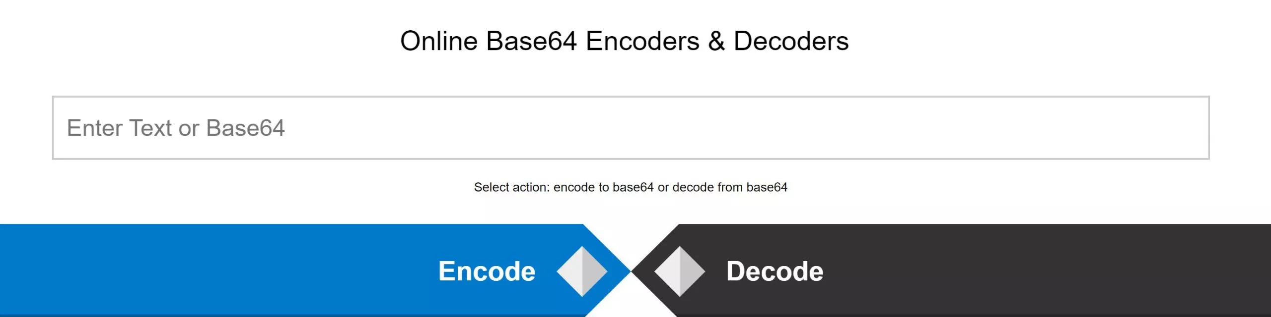 Click the "Decode" button of base64.online