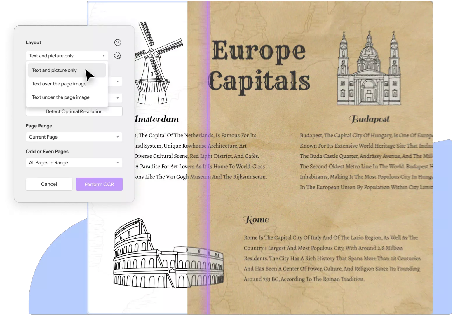 convert low-quality pdf to high-quality pdf