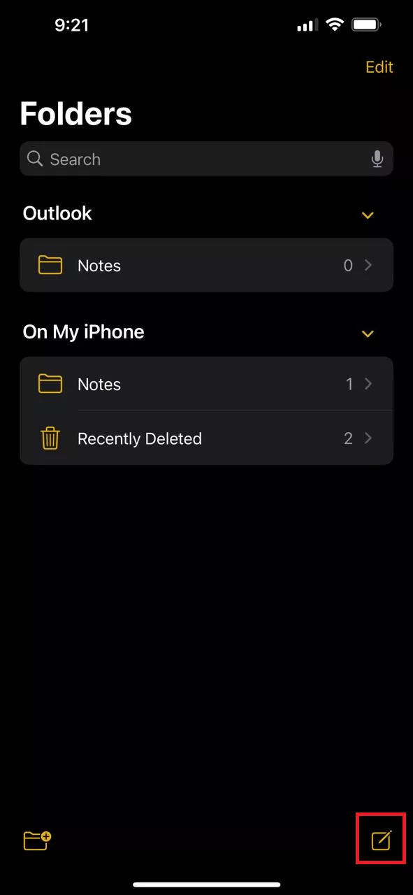 paste text in notes app in iPhone 2