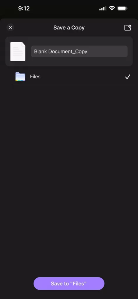 save pdf to files on iphone with updf for ios 2