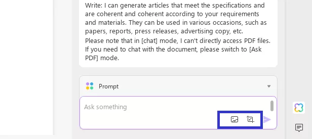 select image or screenshot tool in updf