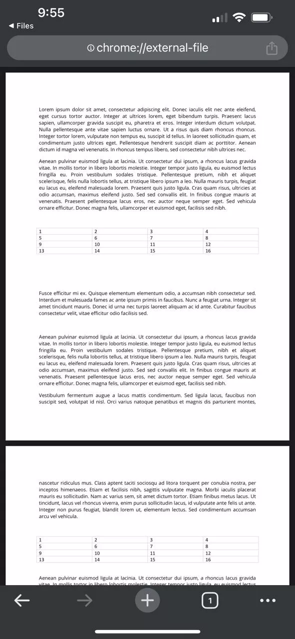 take a screenshot of your pdf on iphone