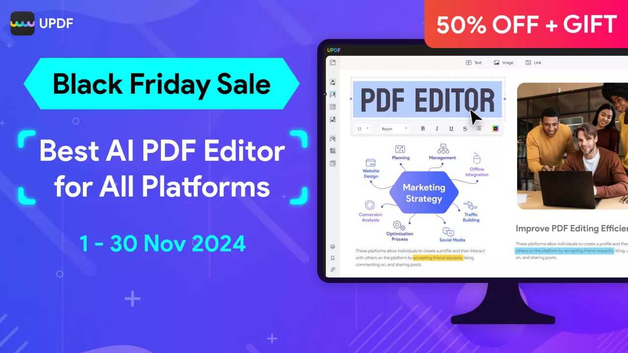 Black Friday Mac app deals - UPDF