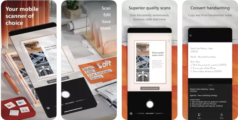 office lens book scanning app