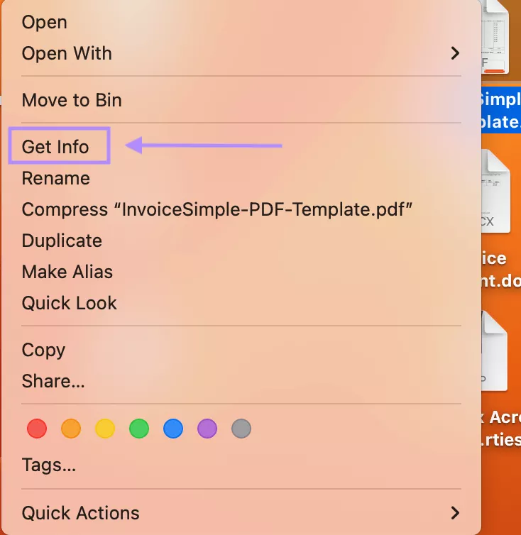 get info mac