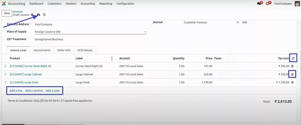 manage documents odoo ocr