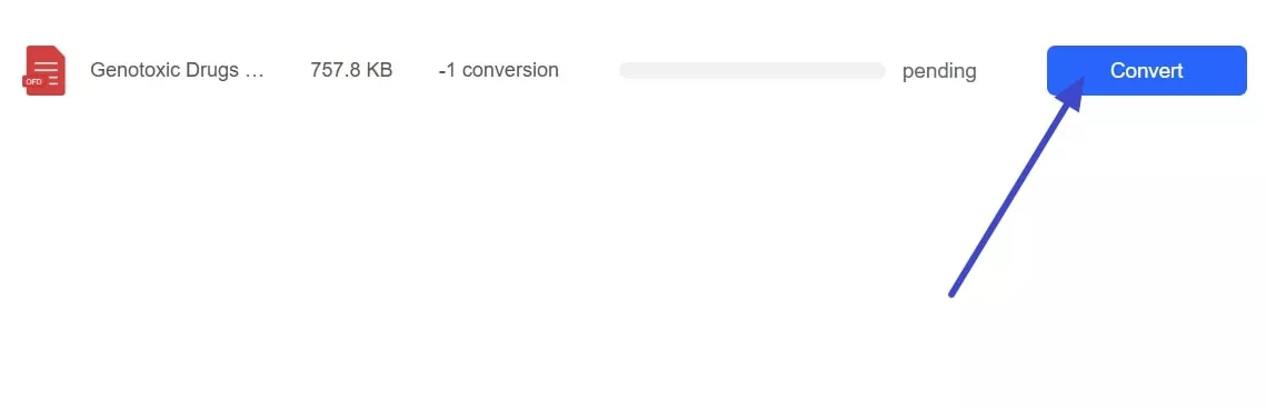 conver ofd to pdf speedoffice
