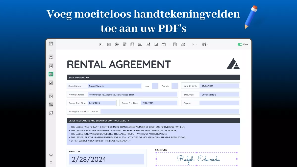 Voeg moeiteloos handtekeningvelden toe aan uw PDF's: een complete gids