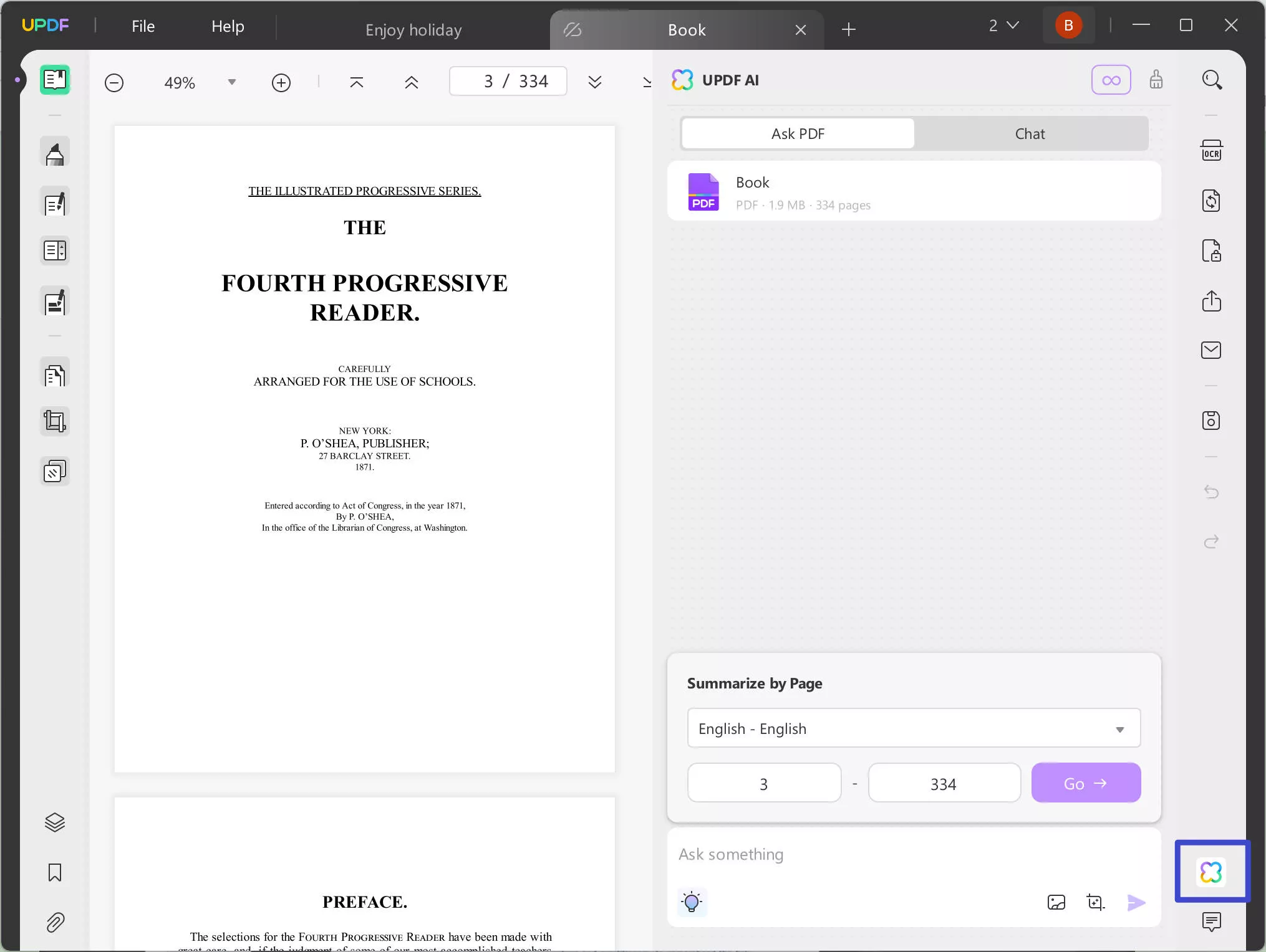 use ai assistant for summarization
